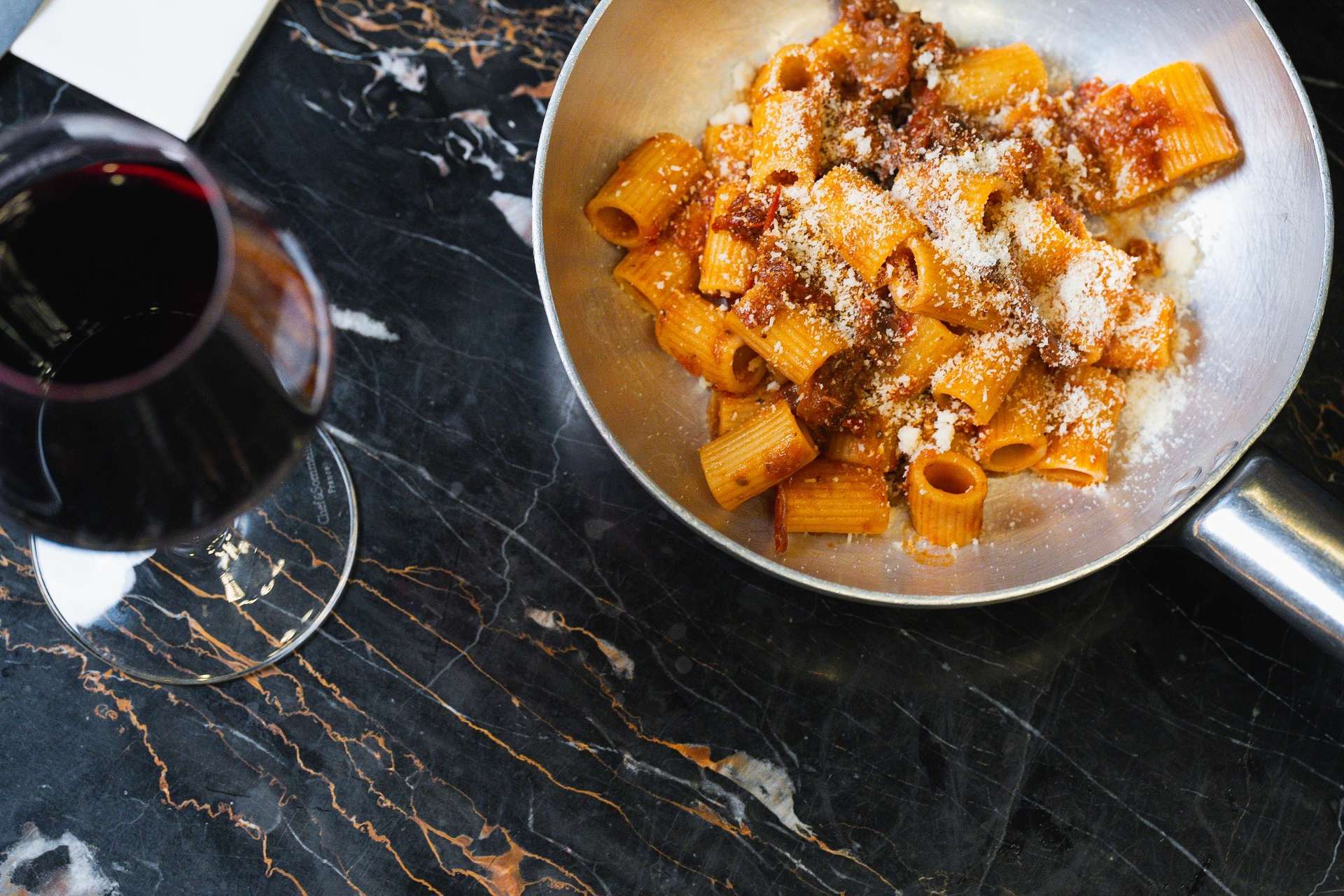 Pasta fatta in casa a Roma: le tre romane da ROSSO